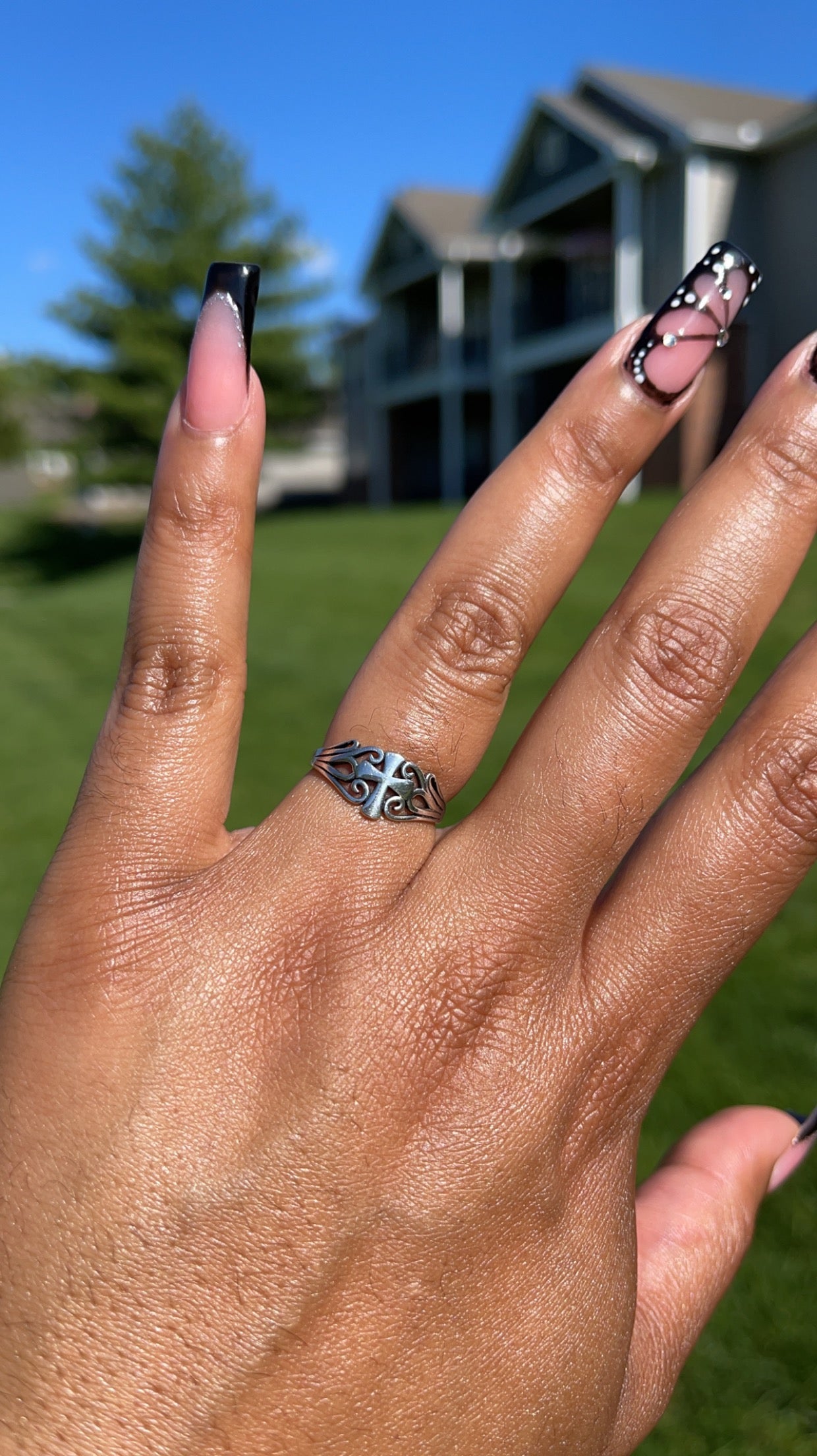 Medieval Cross Ring