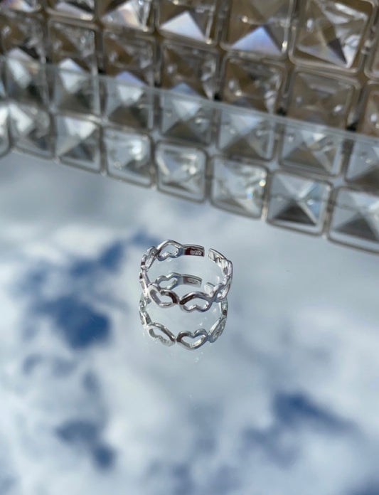 Queen of Hearts Toe Ring