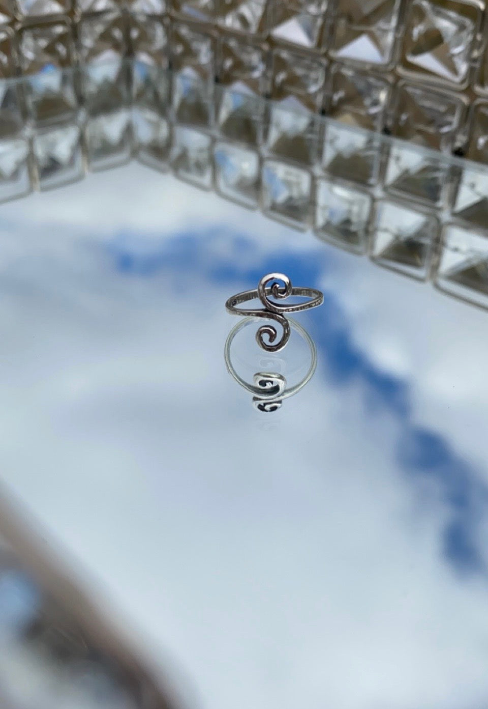 Swirl Toe Ring